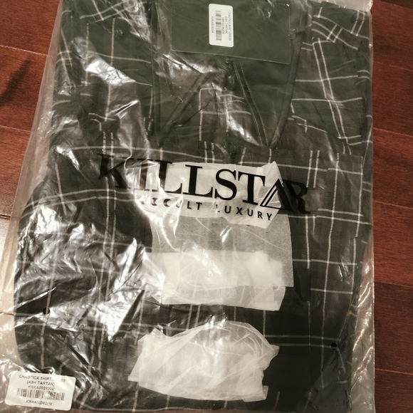 CHAOTICA SHIRT-DRESS [ASH TARTAN] - Picture 2 of 3